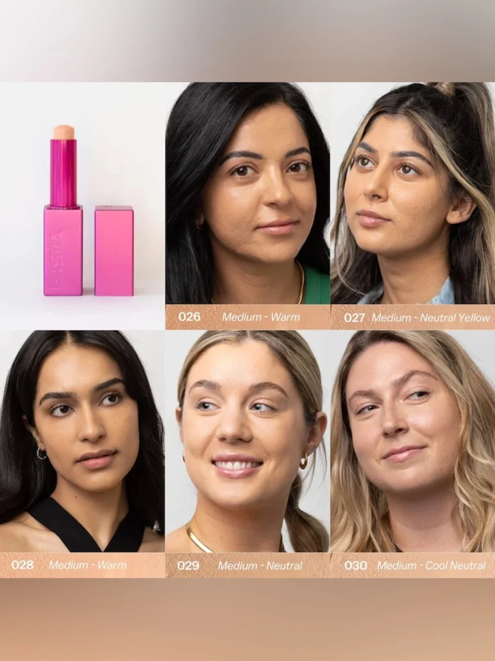 BASMA Foundation Stick in 29 Medium Skin Neutral Undertones NWT
